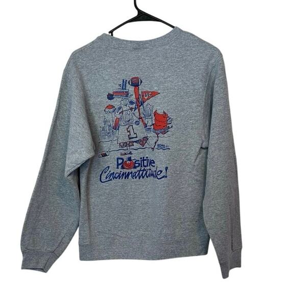 Vtg 90s Fruit of the Loom University of Cincinnati Crewneck Sweatshirt Size S - Picture 1 of 9